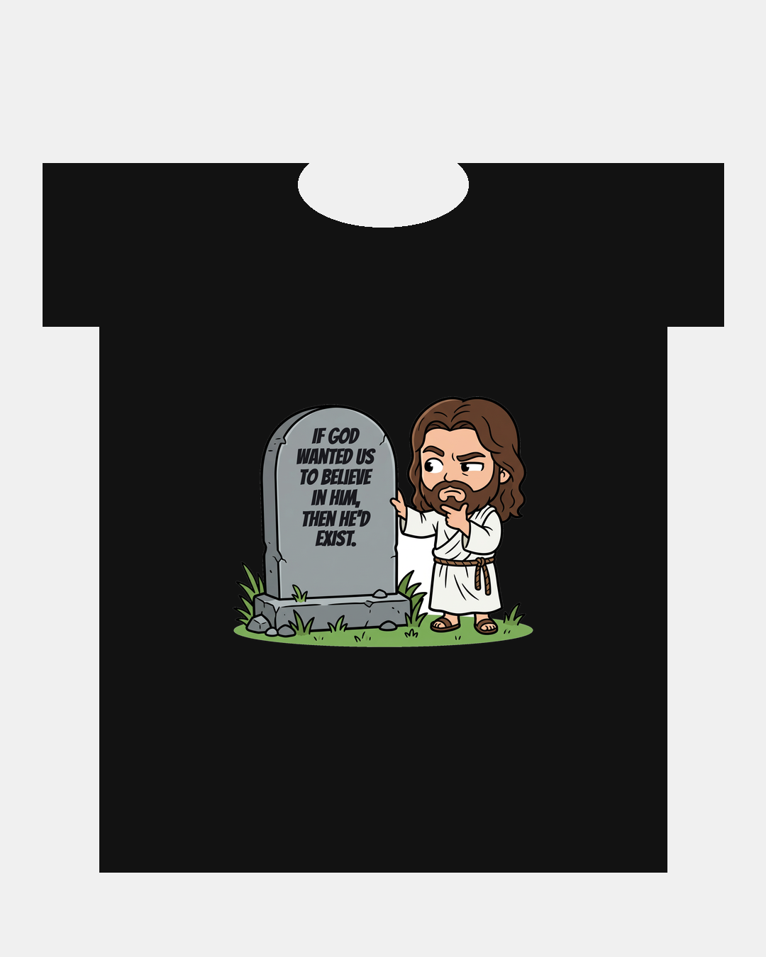 If God Wanted Us t-shirt design